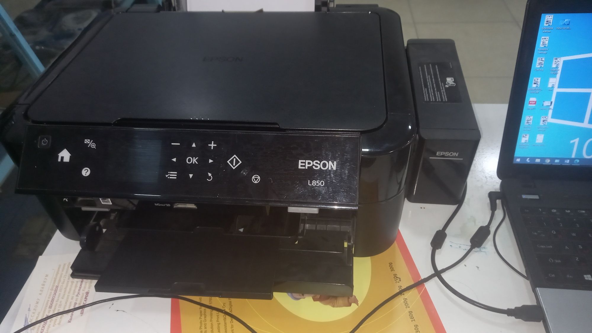 Epson L850 3/1 Holati ajoyib Rangli Printr mini zavodcha!!