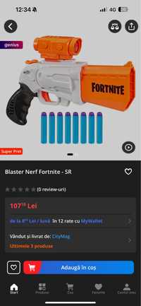 Blaster Nerf Fortnite - SR