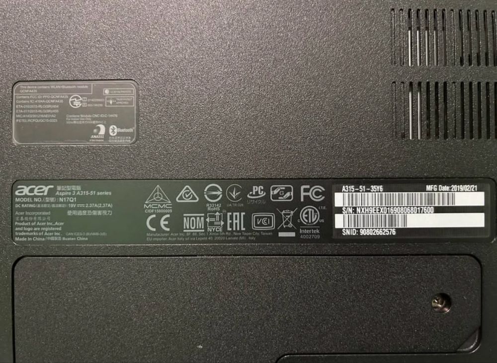 Acer Aspire 3 A315-51