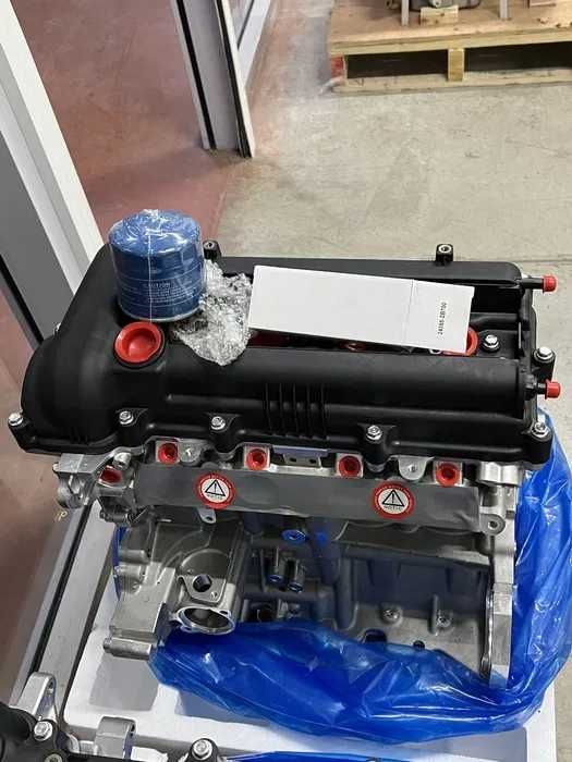 Новый двигатель Мотор Hyundai accent Kia rio акцент рио 1.6 Гарантия