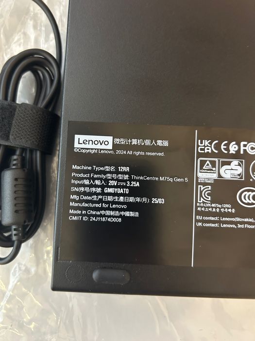 Unitate performanta pc mini Lenovo Ryzen 5 8500ge,16GB RAM, 512GB SSD