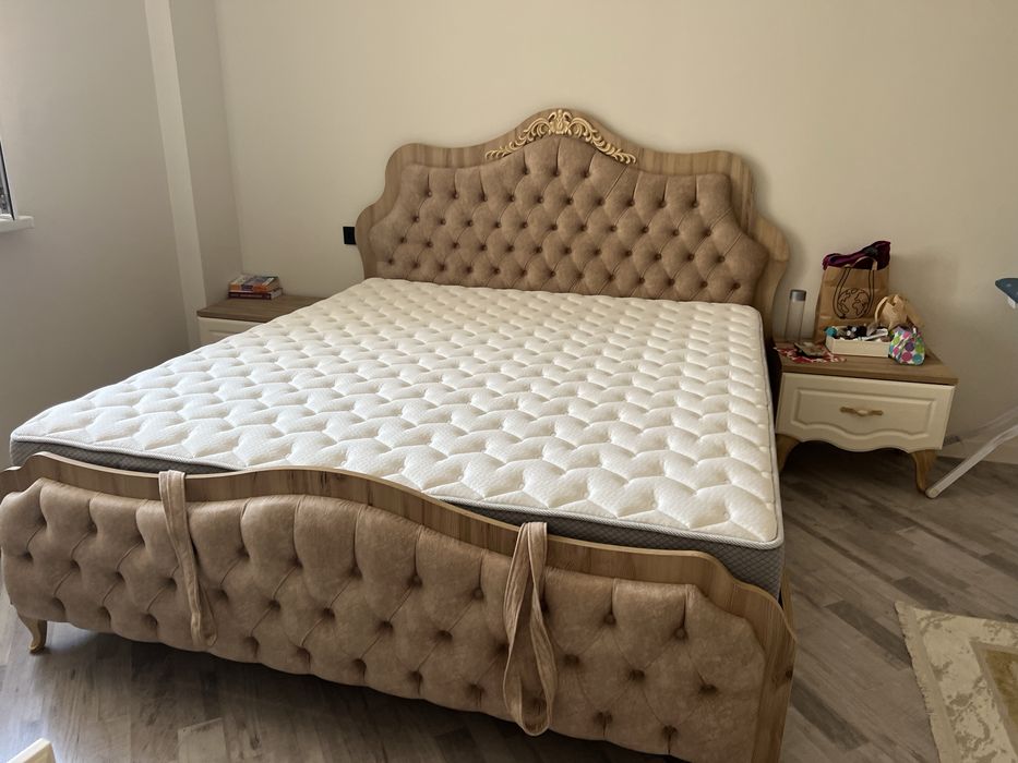 Турецка люкс мебель Weltew Balat + комод + матрас Askona Ortho э