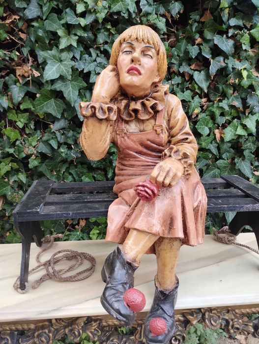 Романтична цинкова влюбена двойка от 1901г