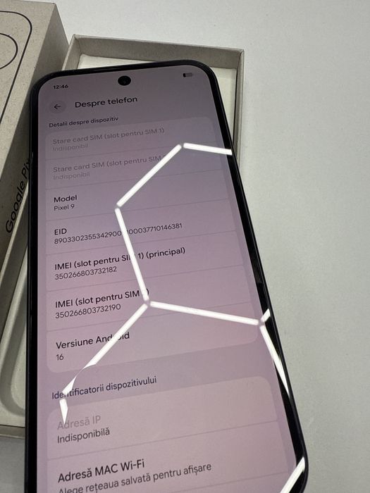 Google Pixel 9 128Gb Full Box Impecabil