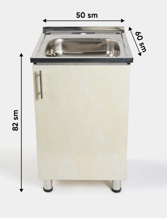 Мойка бир эшик МДФ АКРИЛ