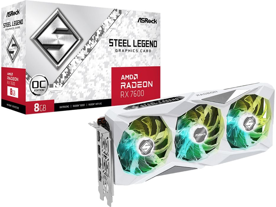 Asrock AMD Radeon 7600 Steel Legend