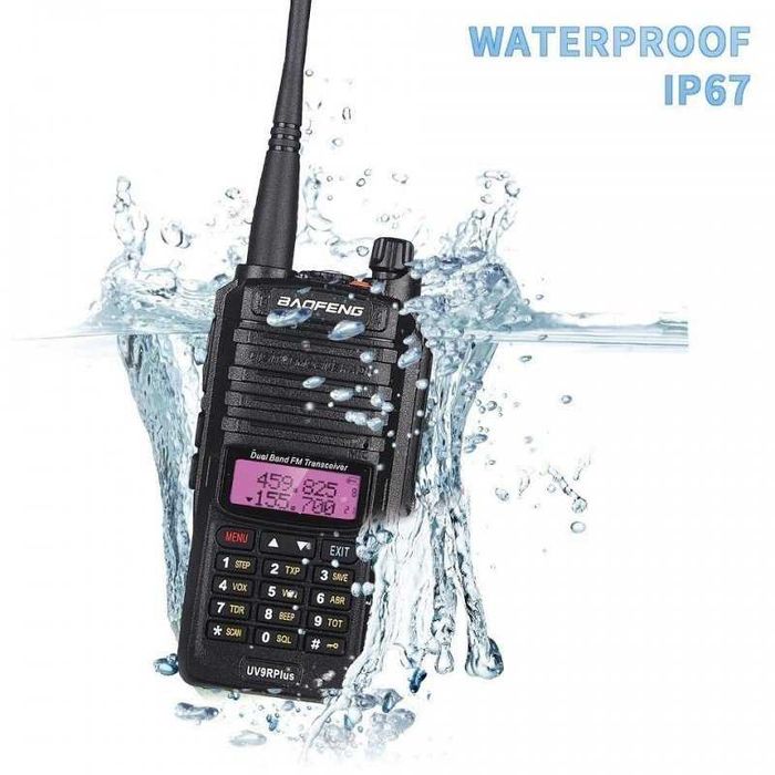 Walkie talkie, statie portabila Baofeng UV-9R PLUS,baterie 9800mAh