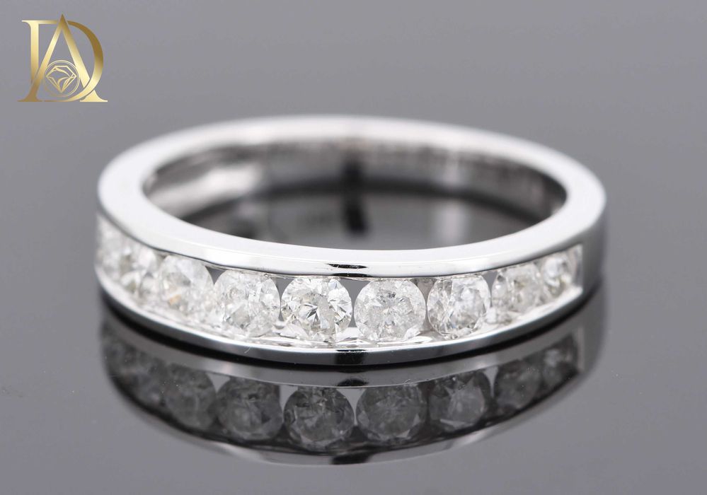 Нов Златен Пръстен с 0.75кт Естествени Брилянти