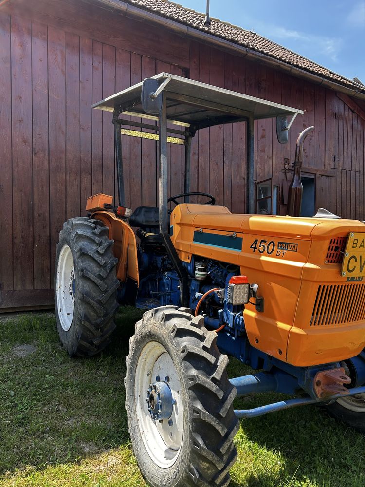 Tractor Fiat 450DT (445) / Cositoare / Greblă
