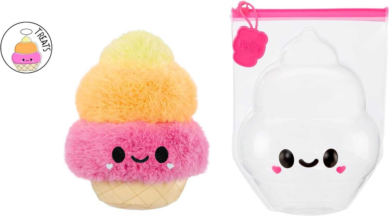 Плюшена играчка MGA Entertainment Fluffie Stuffiez Treats сладолед