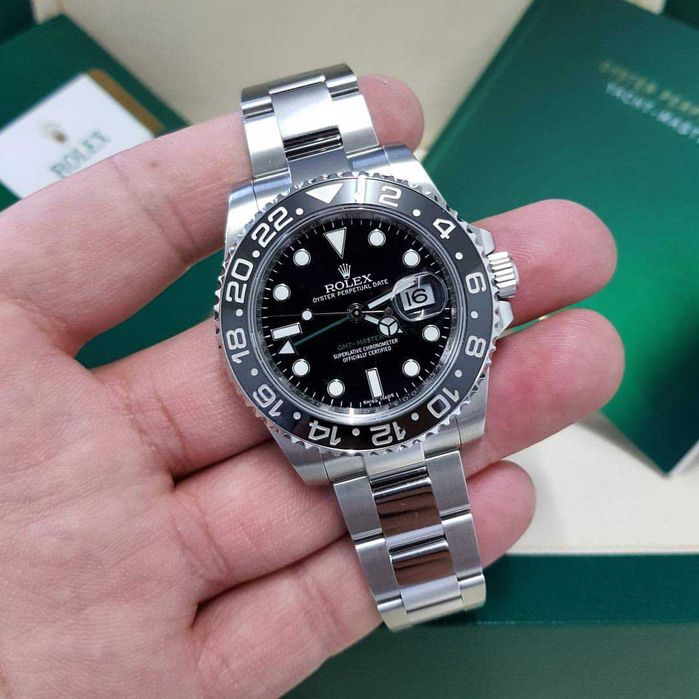 Rolex gmt-master oyster silver