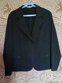 Пиджак черный легкий на 48-50 размер