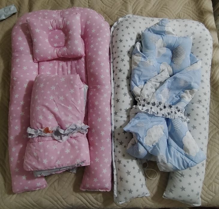 Коконы для королевской двойни (мальчик и девочка)