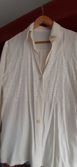 Bluza camasa vascoza crem eleganta