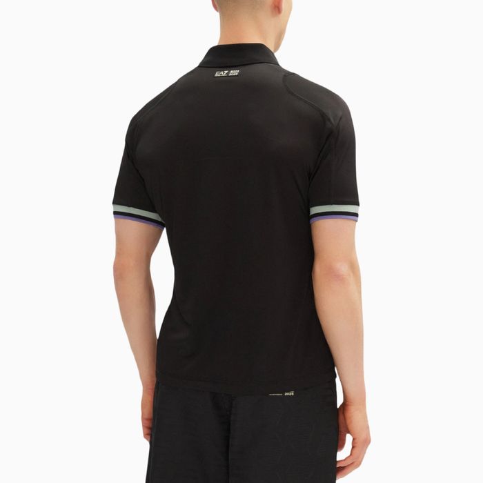 Оригинална мъжка поло тениска EA7 Emporio Armani Milano Soccer Edition