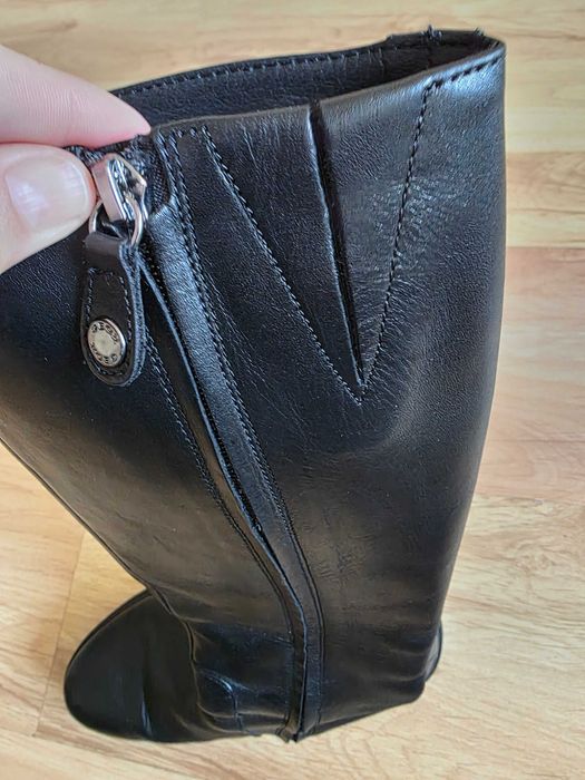 GEOX Ботуши кожени изцяло и отвътре