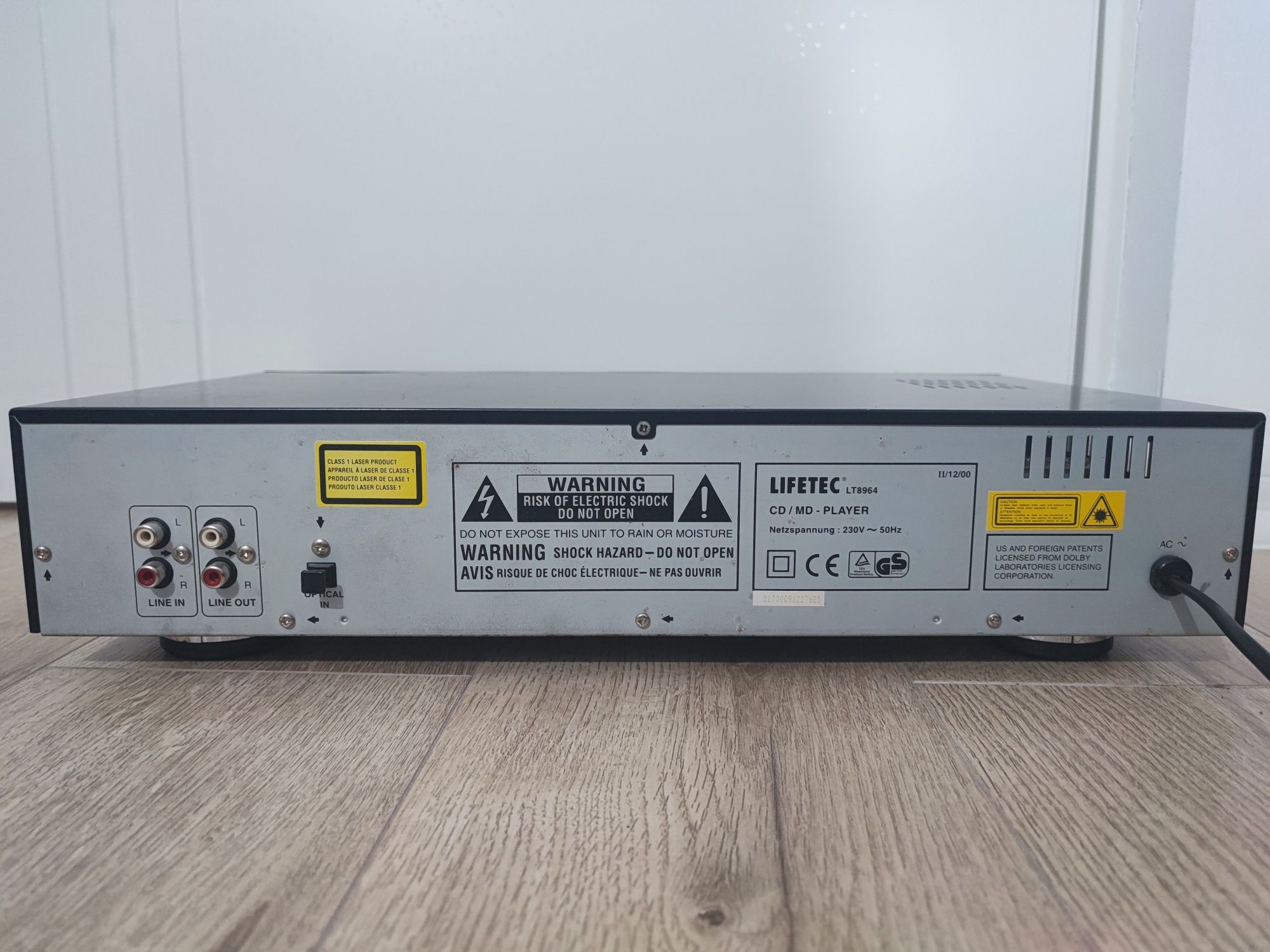 Minidisc si cd player Lifetec LT 8964 recorder