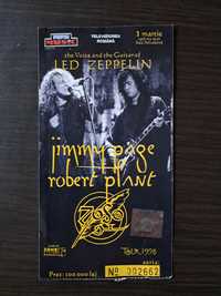 Bilet concert Jimmy Page+Robert Plant 01.03.1998