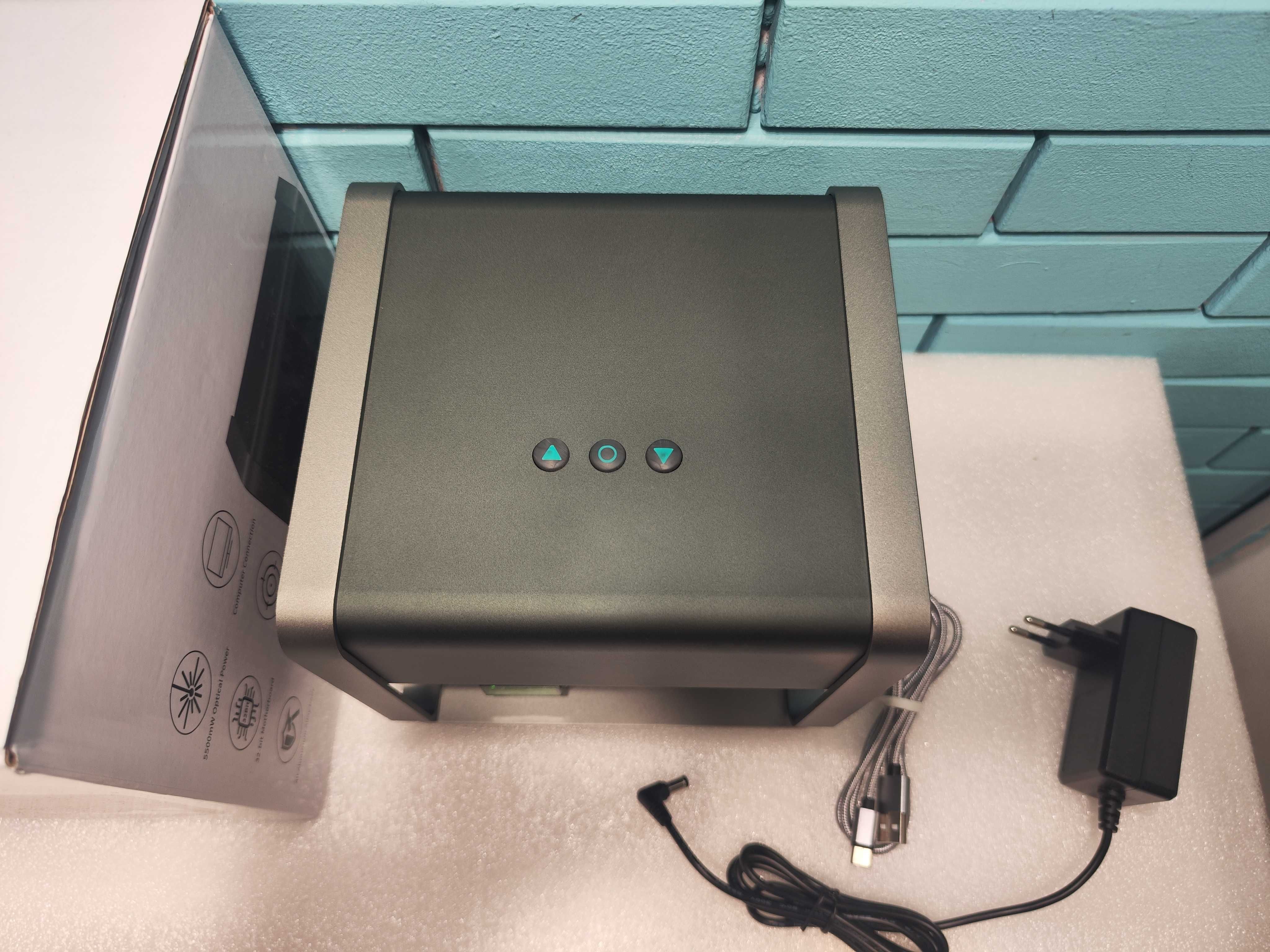 HomdMarket 20W лазерен гравьор с 5W глава за дърво и метал