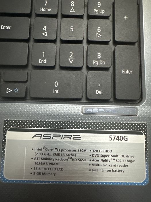 Laptop Acer 5740G