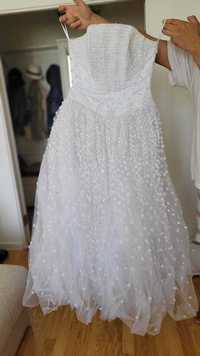 Платье свадебное испанское белое