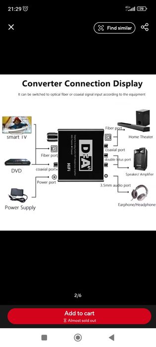 Продавам DAC аудио конвертор