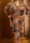 Rochie plus size 48 - 20 UK, model care slabeste