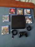 Playstation 4 Slim + joystick + 6 игри