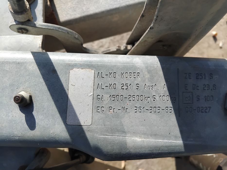 Remorca axa dubla 2000kg