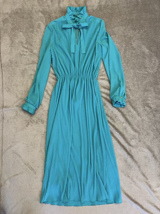Rochie Vintage - Turcoaz (Albastru deschis)