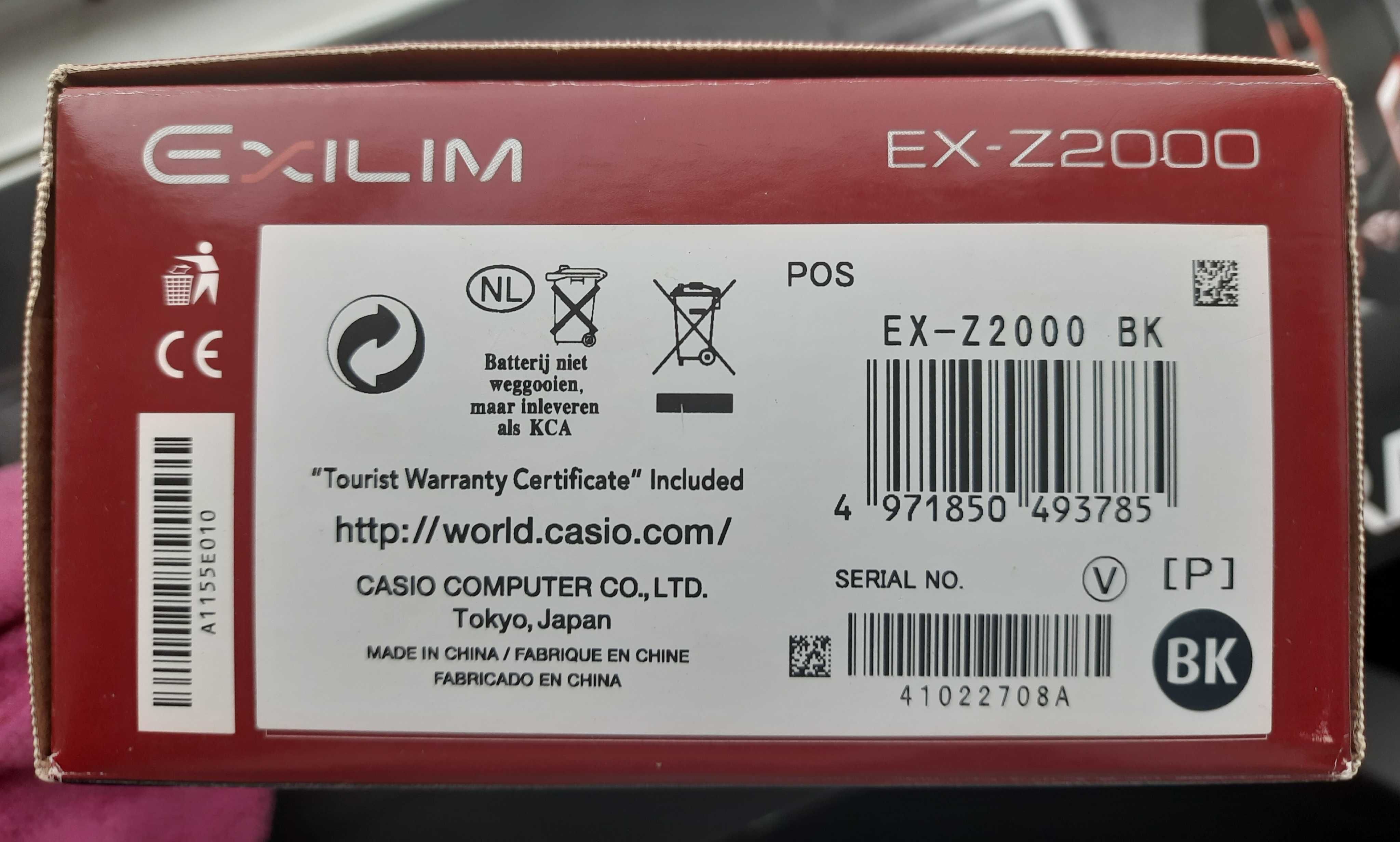 Casio Exilim EX-Z2000 14.1-megapixel