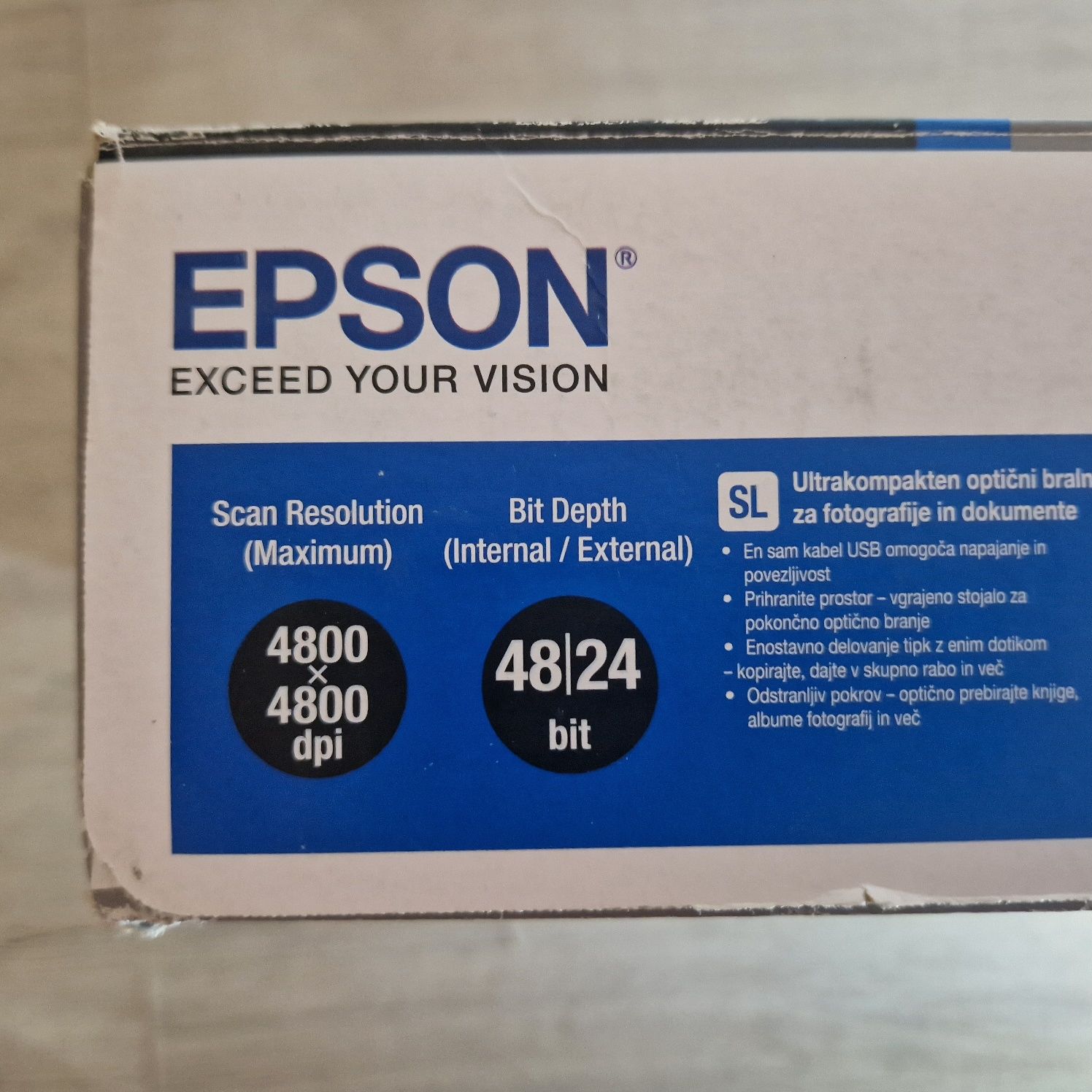 Epson perfextion V19, colour image scanner
