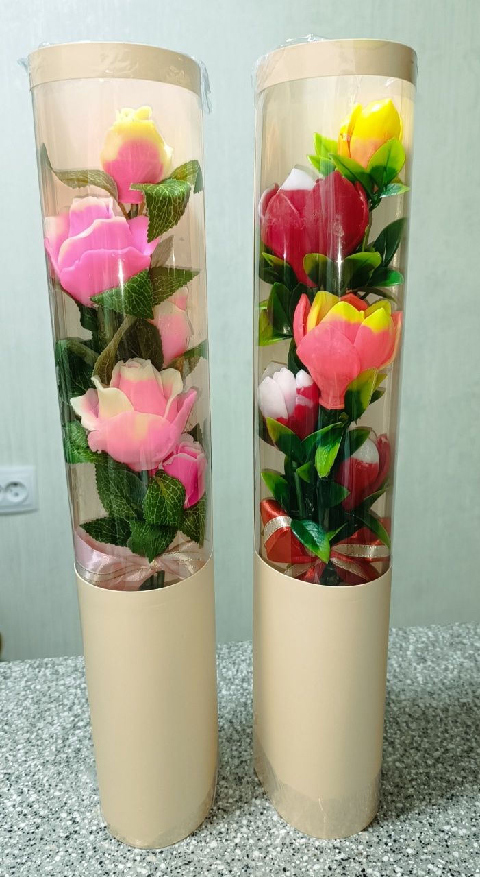 Оригинальные букеты из мыло