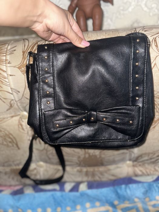 Сумка рюкзак черного цвета