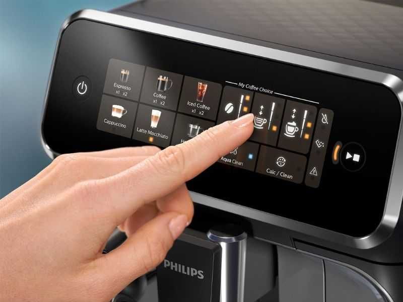Кафемашина с LatteGo и Цветен Тъчскрийн Дисплей Philips 2300 Series