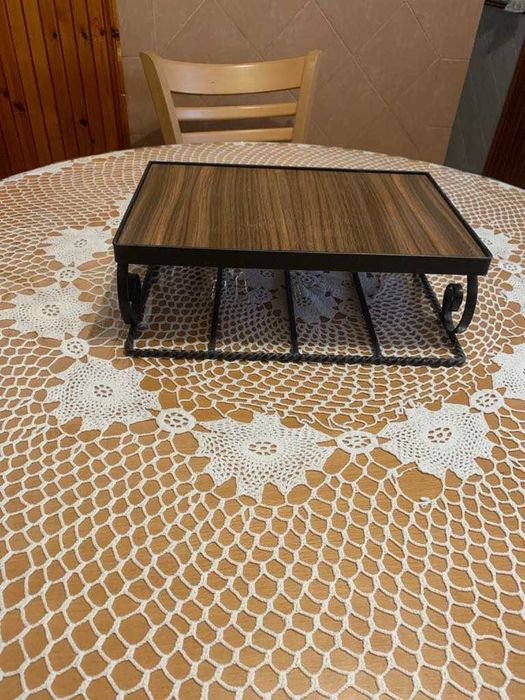 Стенна етажерка от ковано желязо* Стабилна* Атрактивен дизайн