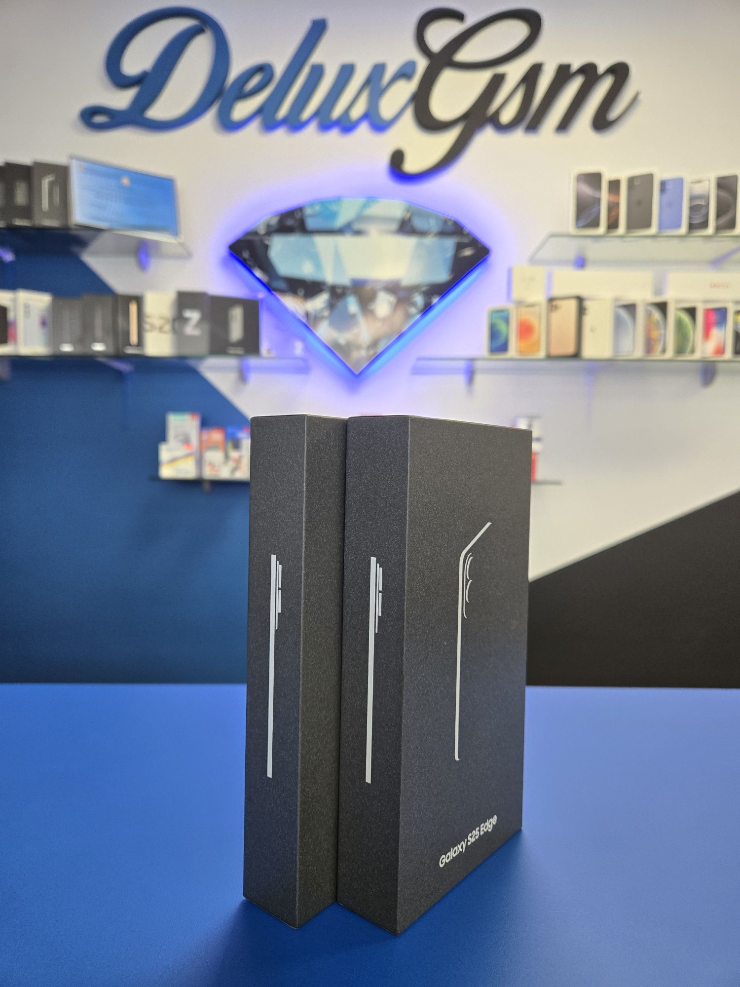 Samsung S25 Edge / sigilat / Titanium Jetblack / DeluxGSM