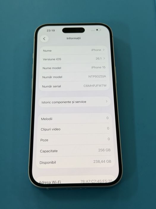 iPhone 15 Pret 2100 lei