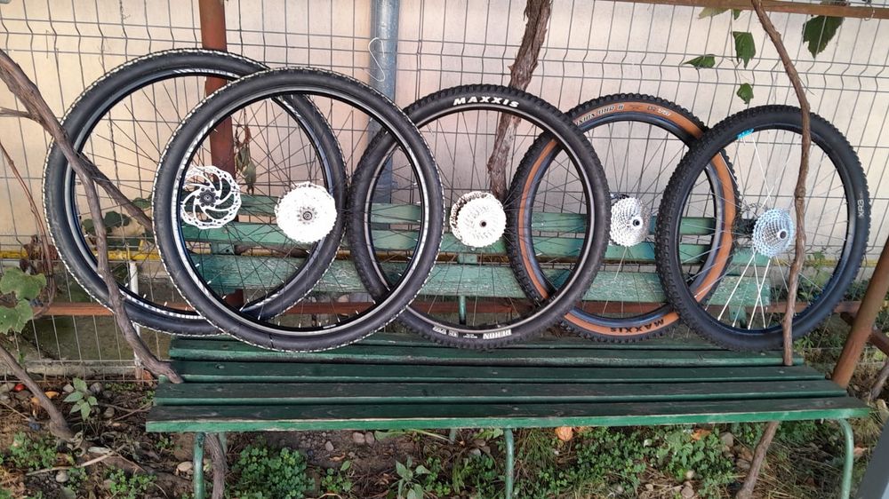 Set roti bicicleta mountainbike 29 inchi cu disc frana
