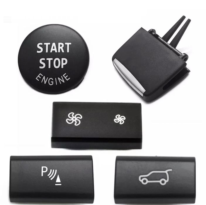 Buton senzori parcare start stop negru ventilatie Bmw X6 X5 E71 E70