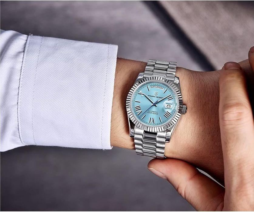 Oferta! Ceas de bărbați Pagani Design, oțel inoxidabil de 36 mm,