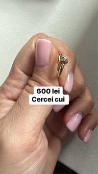 Cercei aur 14K Noi