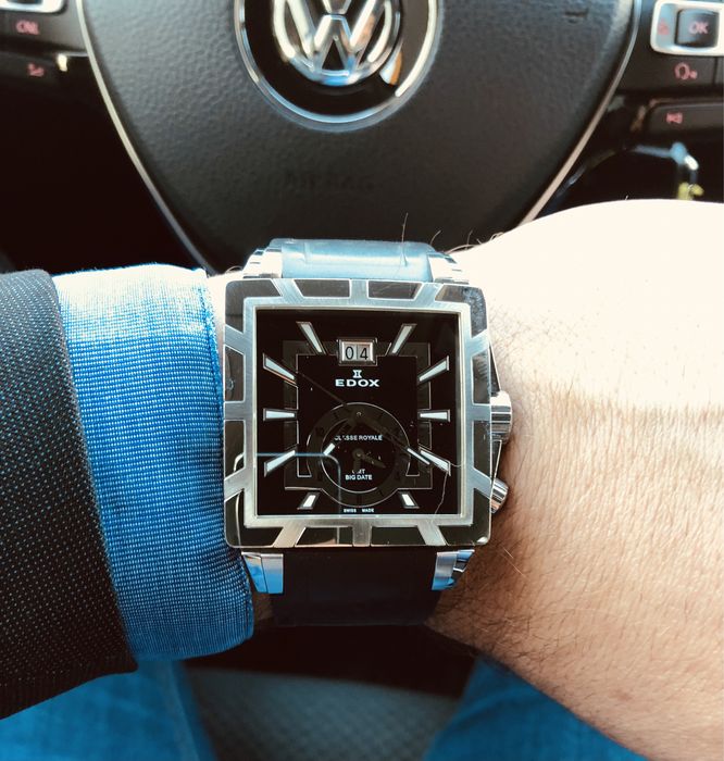 Edox Class Royale Big Date GMT