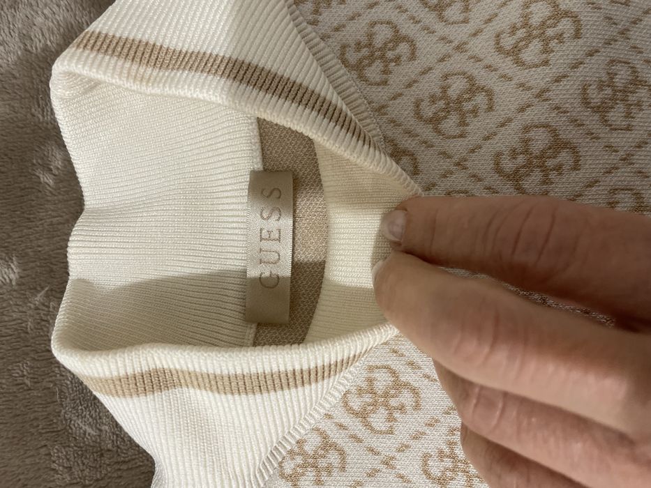 GUESS Плетена рокля Рокля SS LISE 4G LOGO SWTR