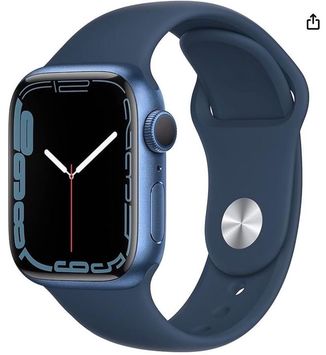 Продам апл уатч 7 серий синие оригинал