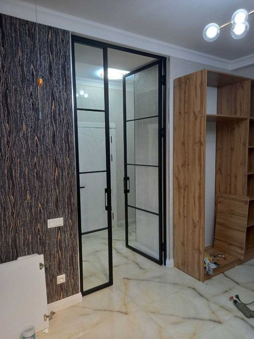 Раздвижные двери и перегородки в стиле лофт!