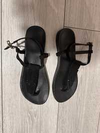 Sandale negre piele Minelli