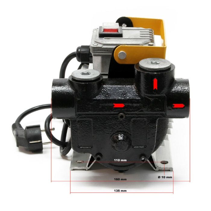 Pompa transfer motorina 220 cu furtun si pistol