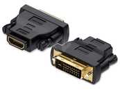 Переходник DVI-HDMI, DVI (мама) - HDMI (мама)