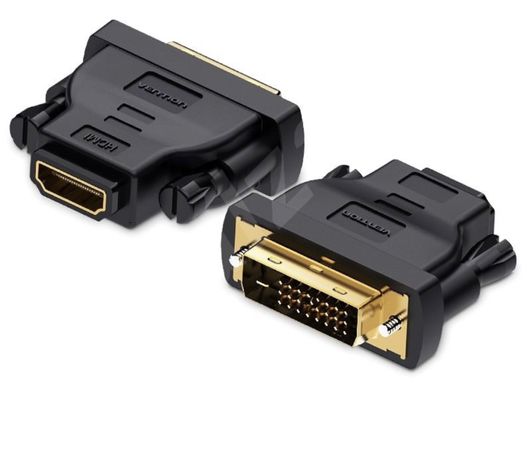 Переходник DVI-HDMI, DVI (мама) - HDMI (мама)
